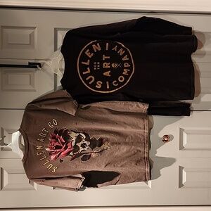 2 Sullen Art XXL tshirts 1 long sleeve 1 short sleeve.